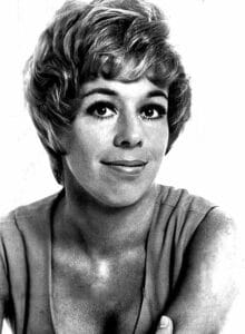 Image of actress carol burnett, image is used in context of her interview on CNN about her chin plastic surgery