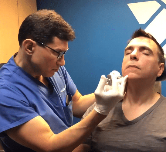 Dr. Philip Miller Demonstrates the G.I. Jaw Procedure (Fast-Forwarded)