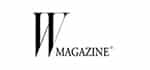 Image of W-Magazine logo, New York, NY